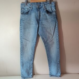 Levi's Lot 512 Men's Sky Blue Skinny Jeans Denim Taper 33X30 Stretch